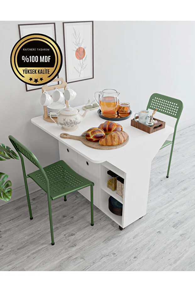 Butterfly Masa Çok Amaçlı Masa Ve Dolap Katlanır Özellikli